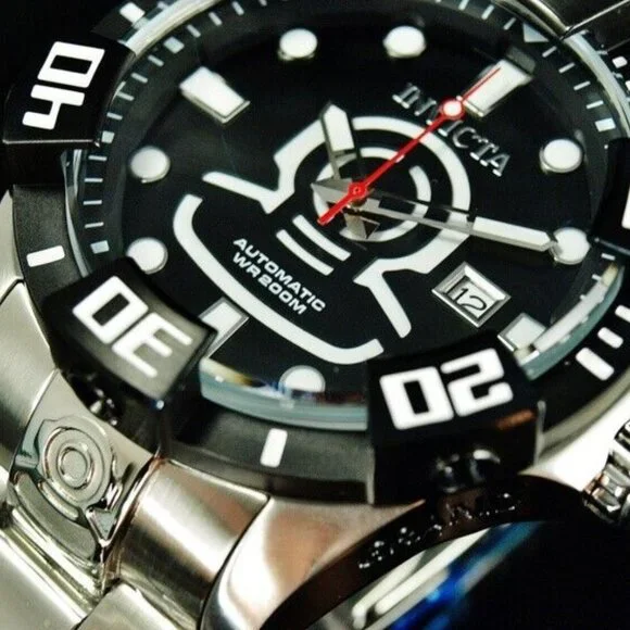 Men's Grand Diver Automatic 46mm Black Watch! New!